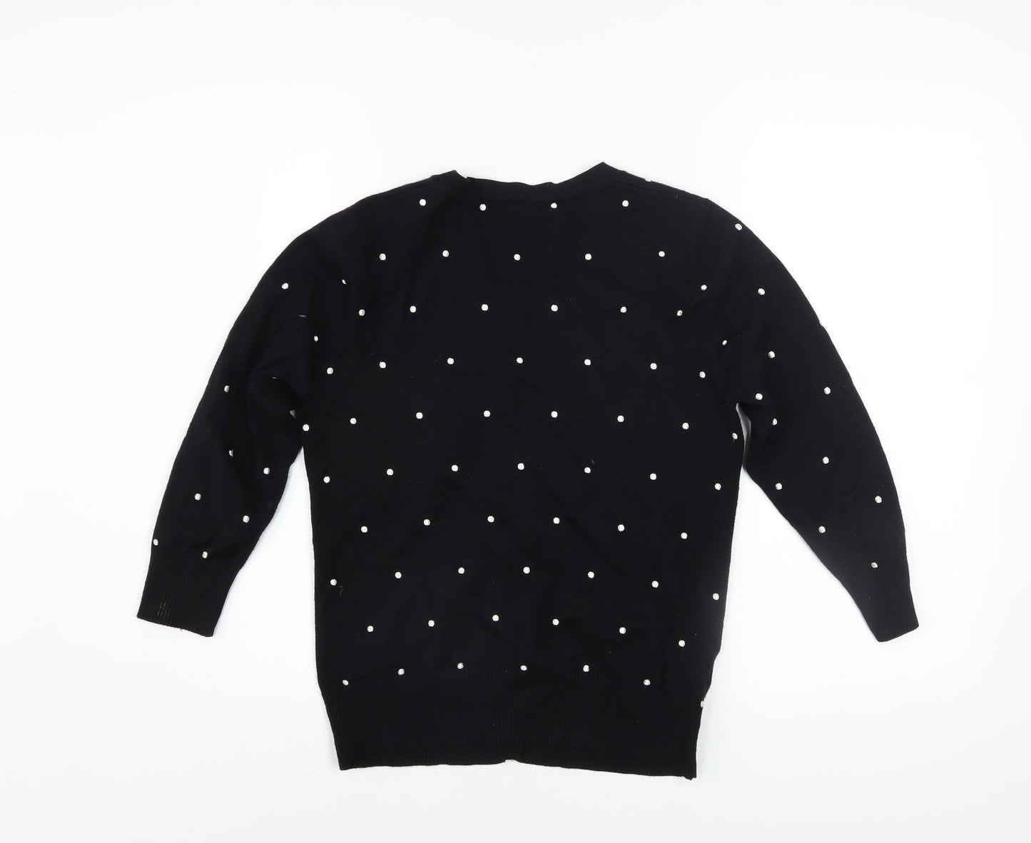 Womens UK Size M Austin Reed Black Cardigan Jumper