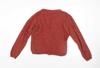 Womens UK Size 12 FatFace Brown Cardigan Jumper