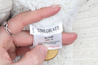 Womens UK Size 16 SoulCal & Co Multicoloured Bomber Jacket