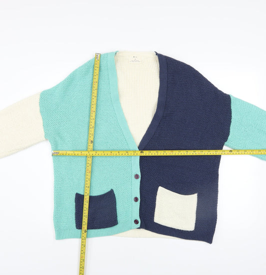 Womens UK Size S Pins And Needles Multicoloured Cardigan Jumper