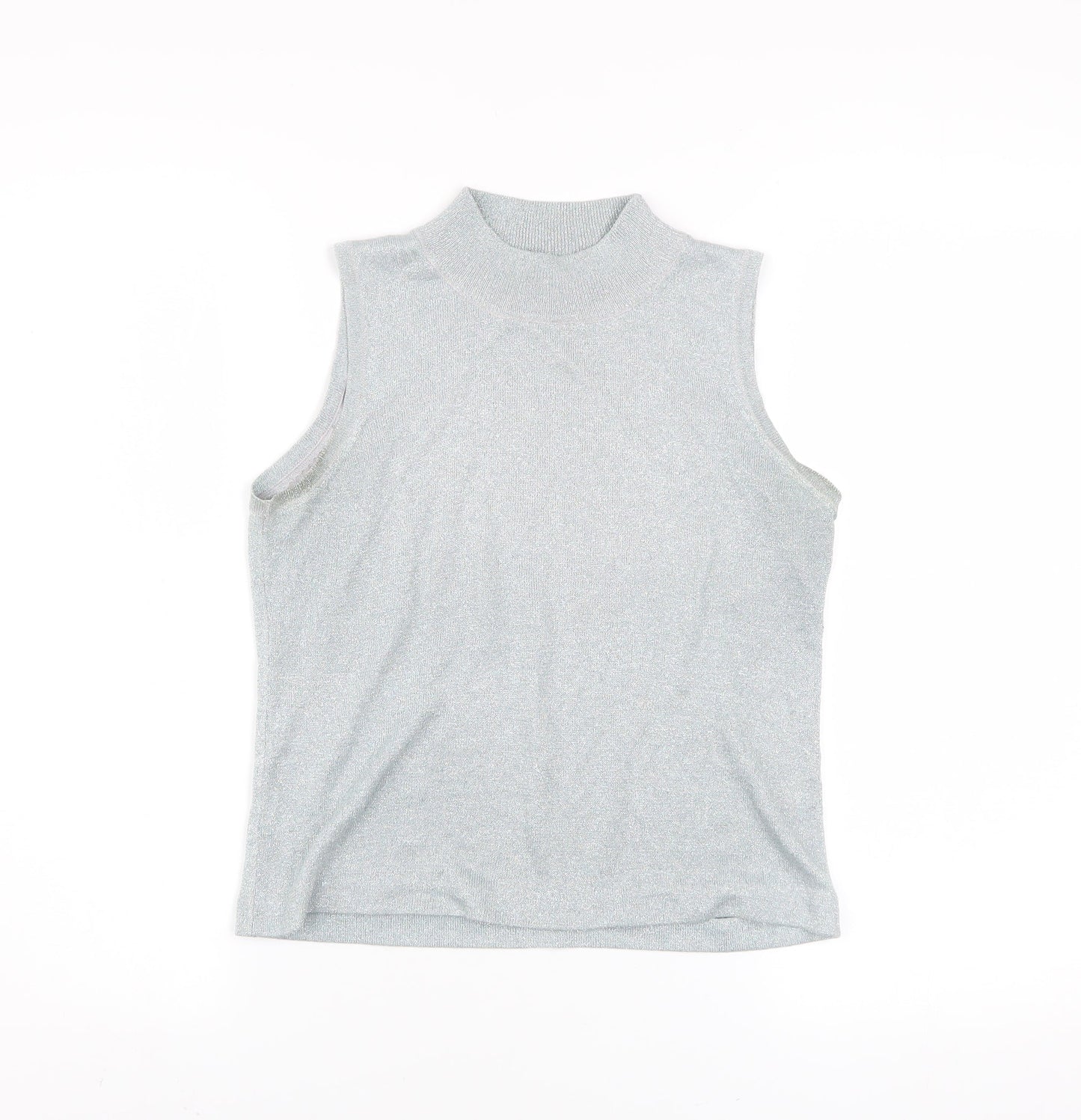 Womens UK Size M RAAM Original Silver Basic Tank