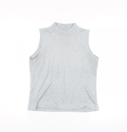 Womens UK Size M RAAM Original Silver Basic Tank