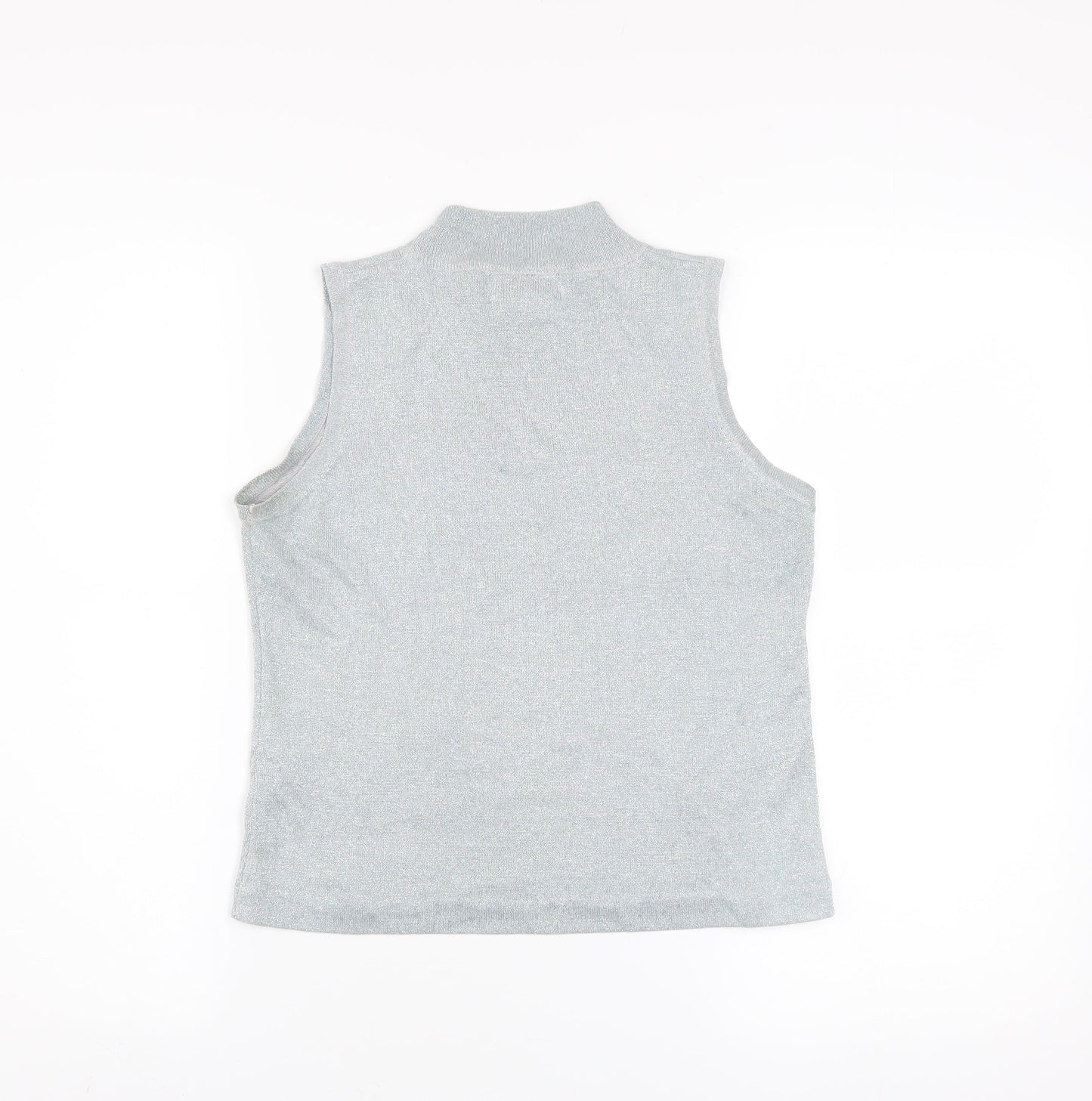 Womens UK Size M RAAM Original Silver Basic Tank