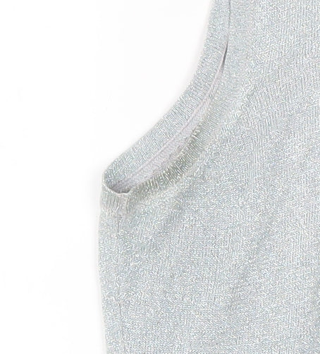 Womens UK Size M RAAM Original Silver Basic Tank