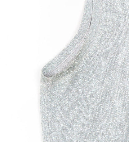 Womens UK Size M RAAM Original Silver Basic Tank