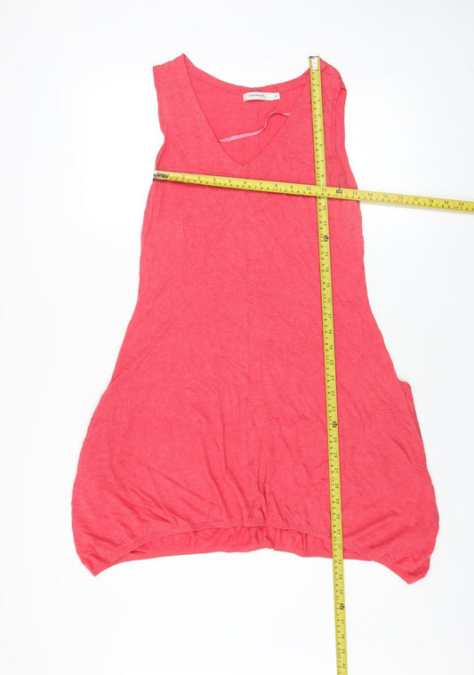 Womens UK Size M Sandwich Bubble Hem Dress