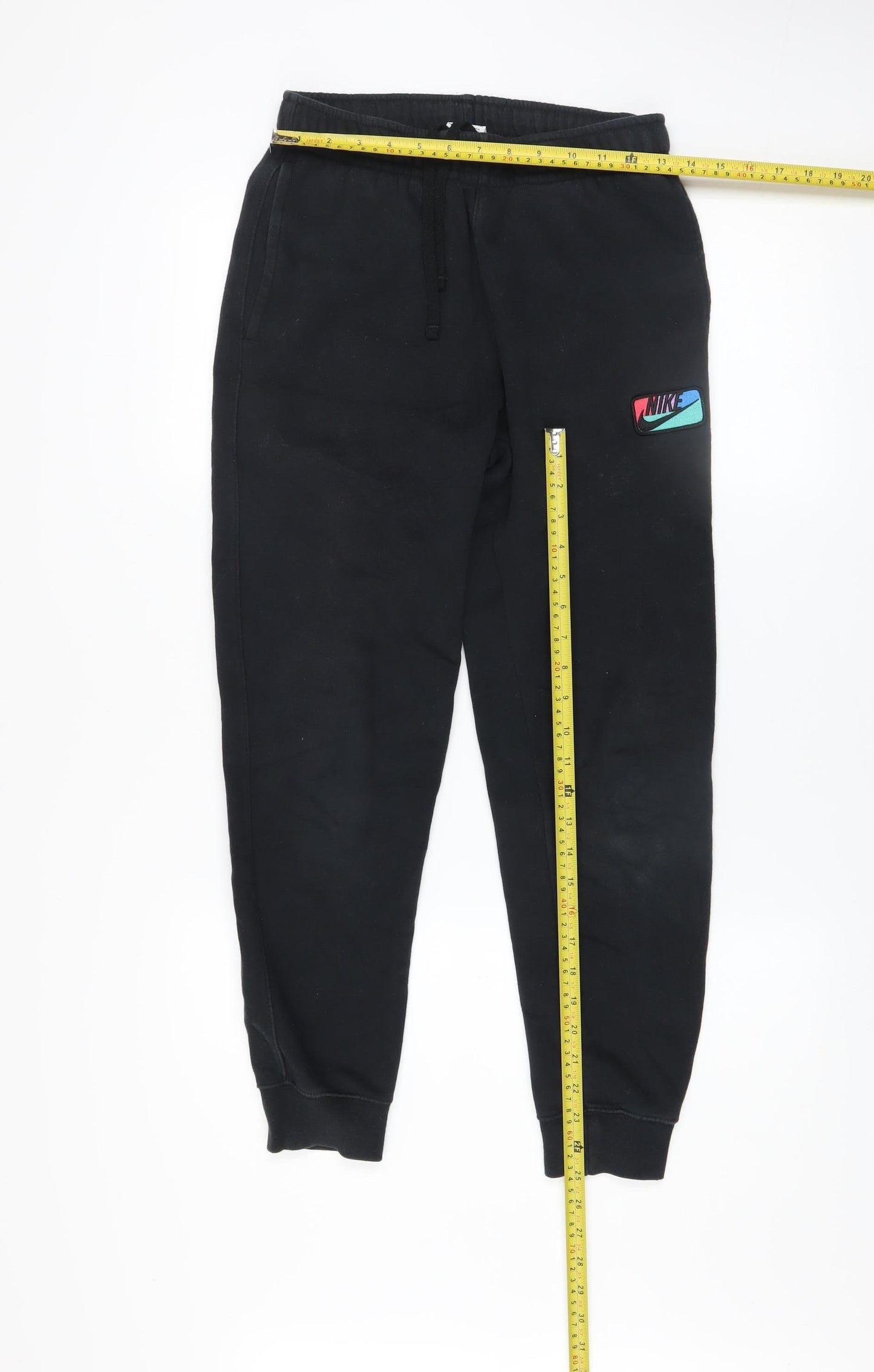 Mens UK Size XS Nike Regular Fit Jogger Black Trousers
