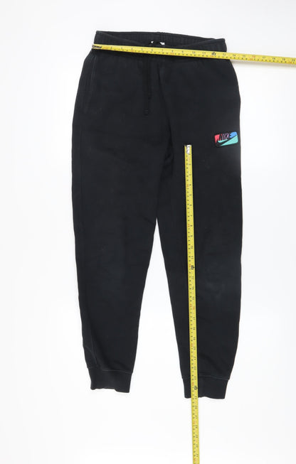 Mens UK Size XS Nike Regular Fit Jogger Black Trousers