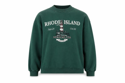 Womens UK Size M Bershka Green Pullover Sweatshirt