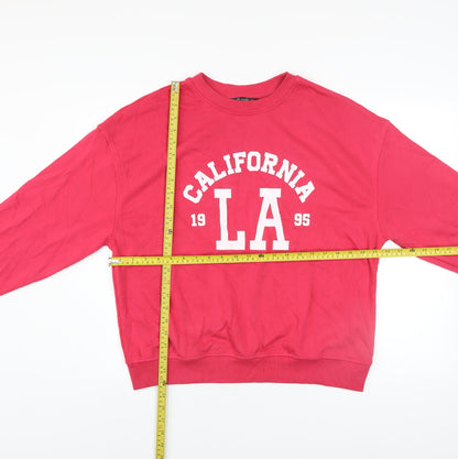 Womens UK Size 12 Dunnes Stores Pink Pullover Sweatshirt