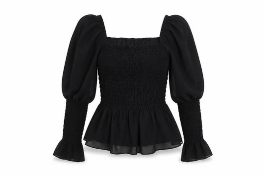 Womens UK Size 10 Quiz Black Camisole Blouse