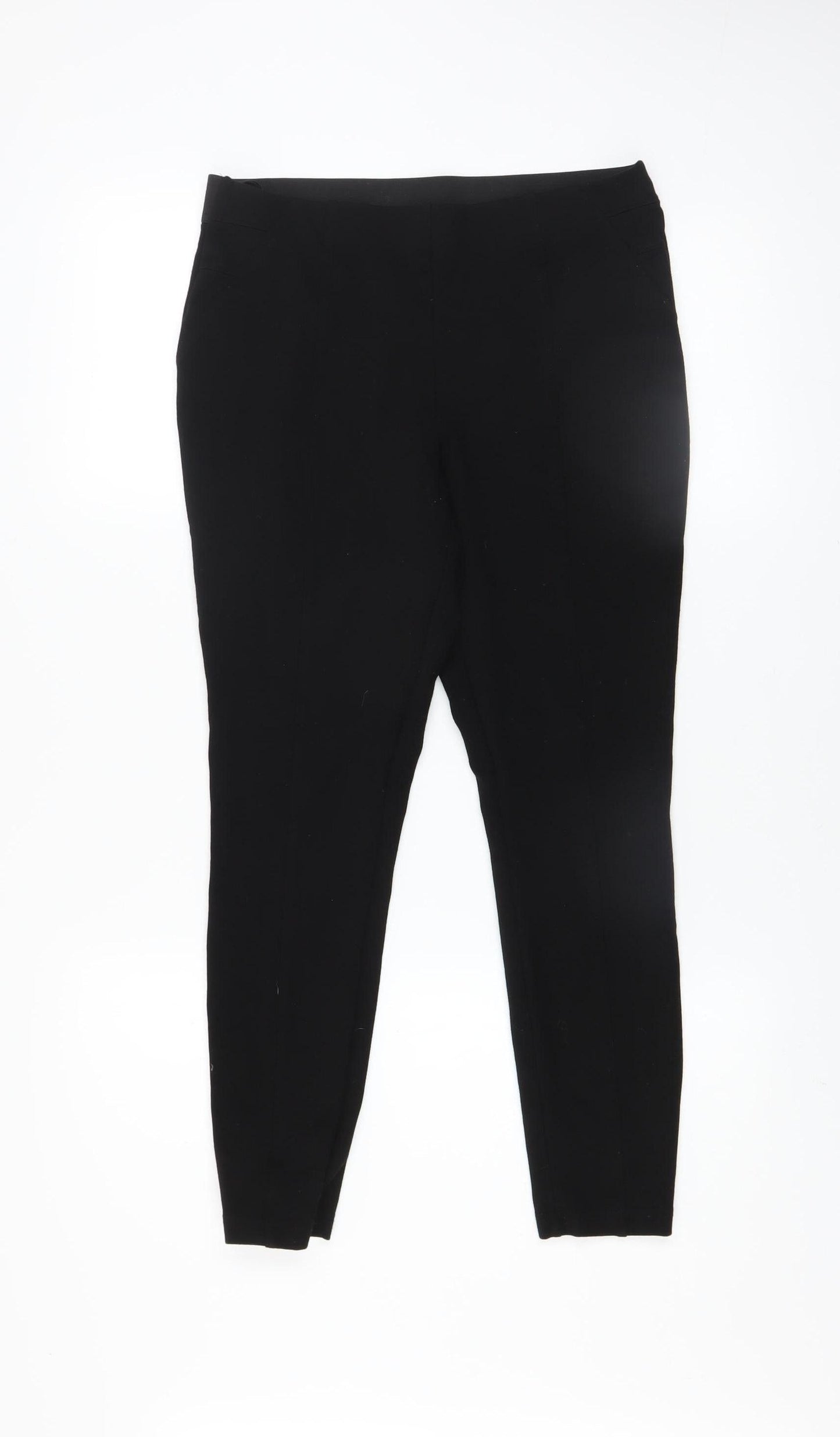 Womens UK Size M Dunnes Slim Fit Leggings Black Trousers