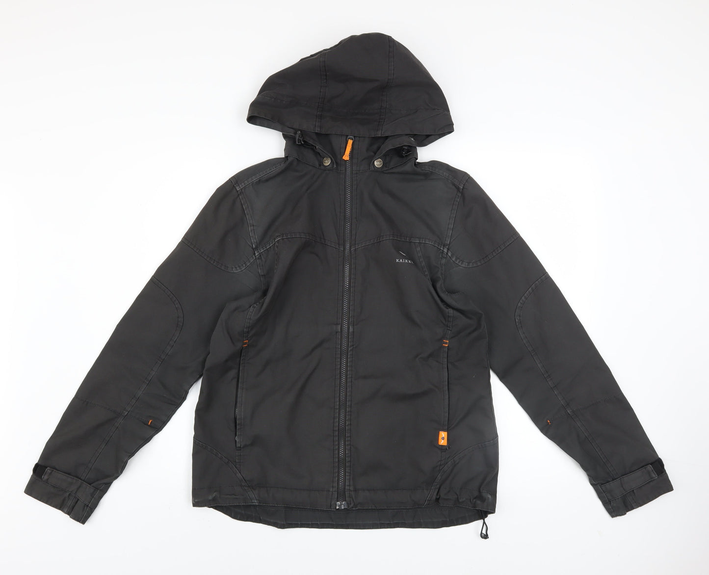 Mens UK Size 38 Kaikkialla Black Parka Coat