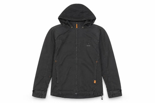 Mens UK Size 38 Kaikkialla Black Parka Coat
