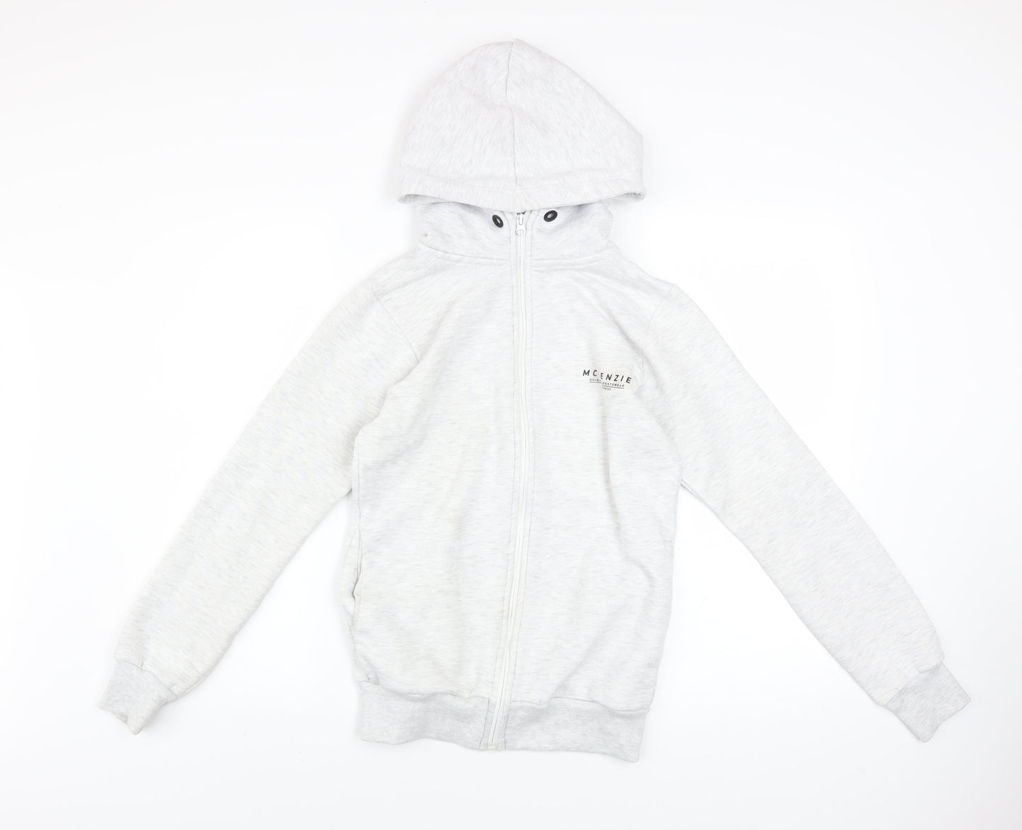 Teens UK Size XS McKenzie Grey Full Zip Hoodie
