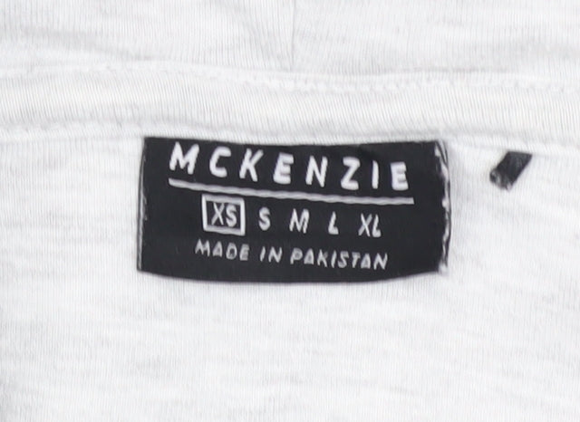Teens UK Size XS McKenzie Grey Full Zip Hoodie