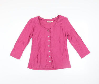 Womens UK Size S Adini Pink Tunic Blouse