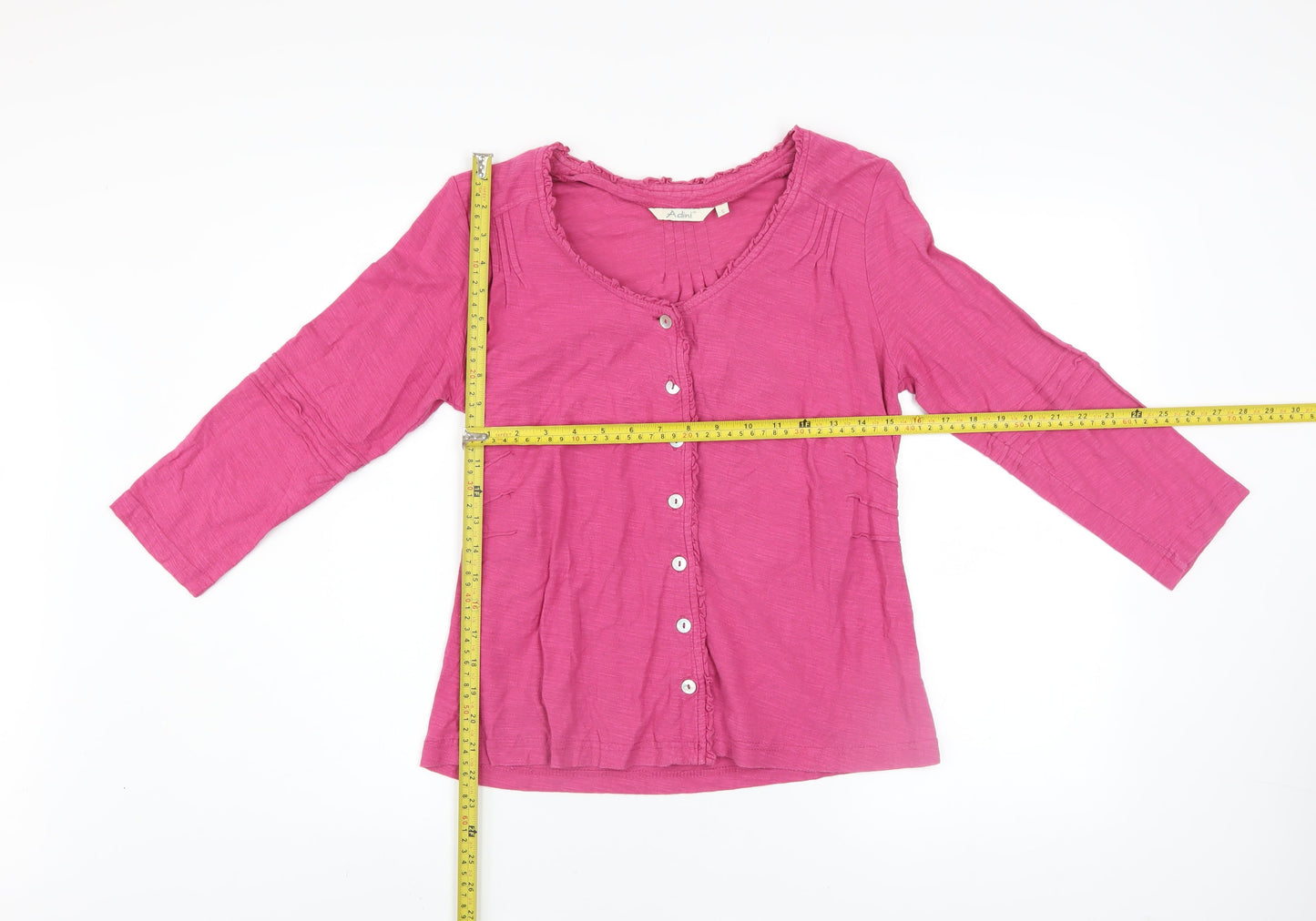 Womens UK Size S Adini Pink Tunic Blouse