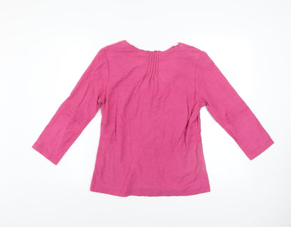 Womens UK Size S Adini Pink Tunic Blouse