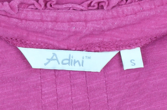 Womens UK Size S Adini Pink Tunic Blouse