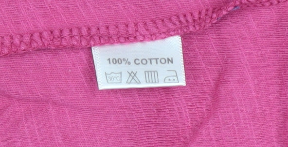 Womens UK Size S Adini Pink Tunic Blouse