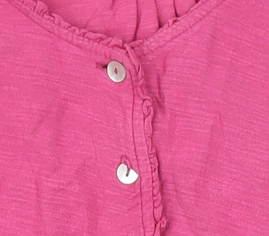Womens UK Size S Adini Pink Tunic Blouse