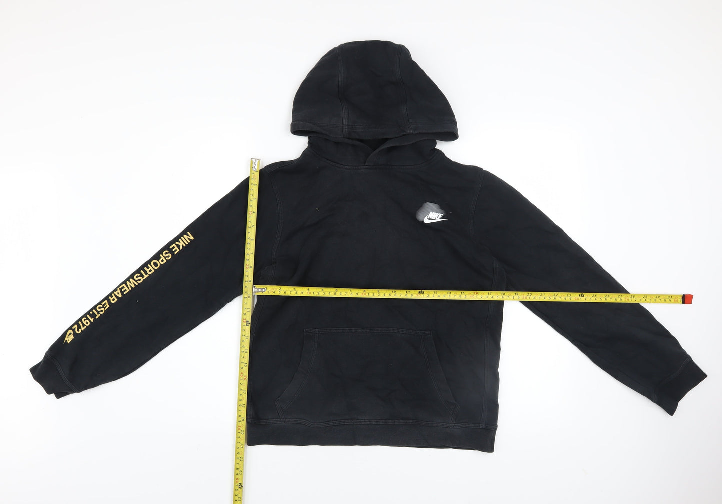 Boys UK Size XL Nike Black Pullover Hoodie