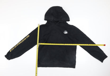 Boys UK Size XL Nike Black Pullover Hoodie