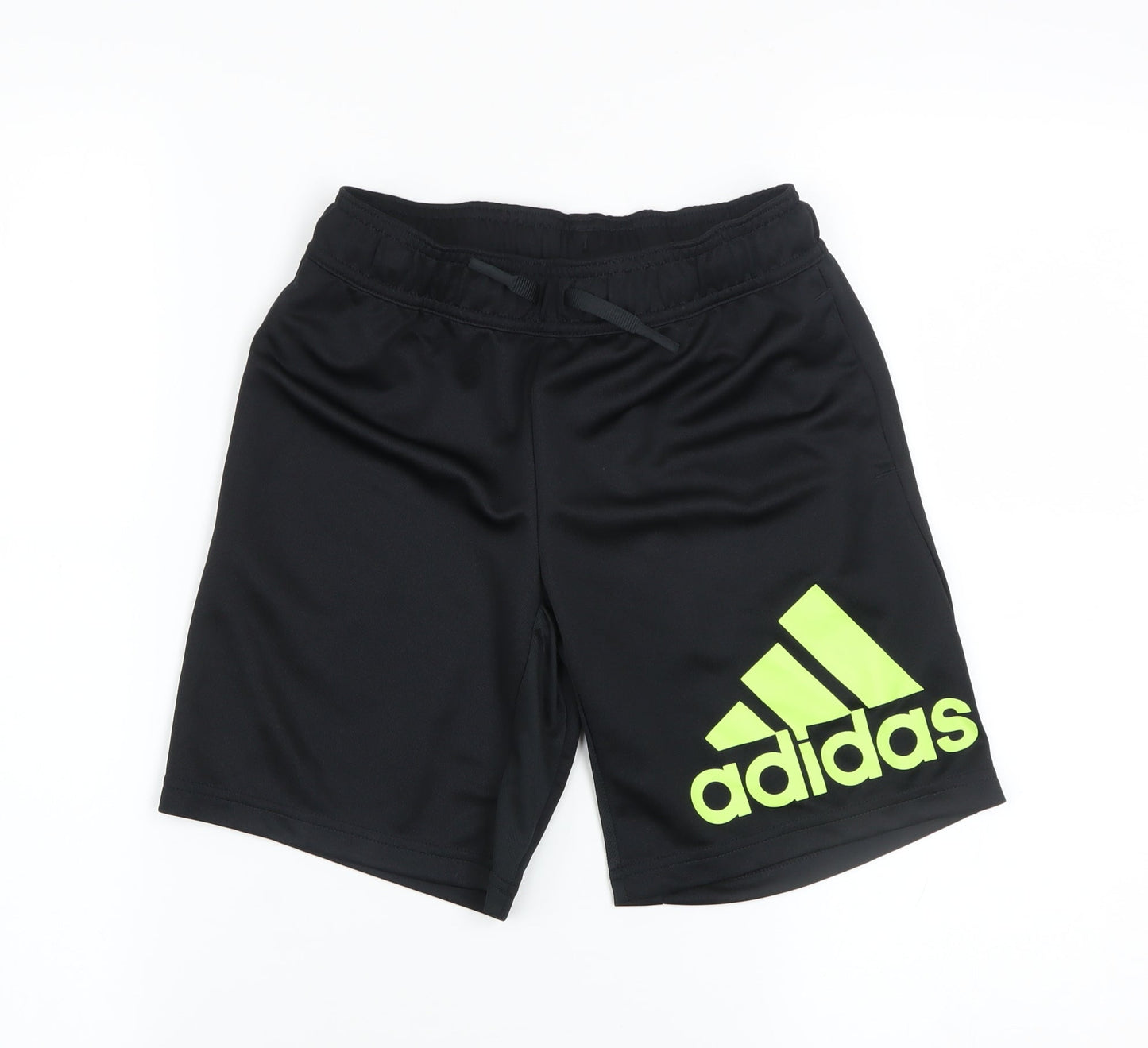 adidas Boys Black 9-10 Years Athletic Activewear Shorts
