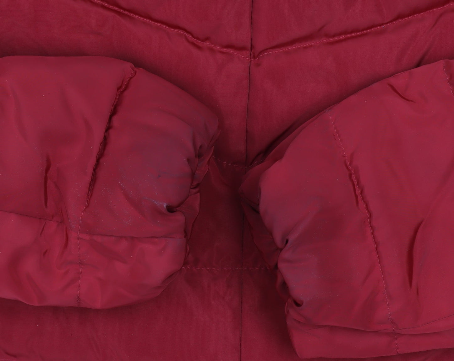 Womens UK Size 12 David Barry Red Puffer Jacket