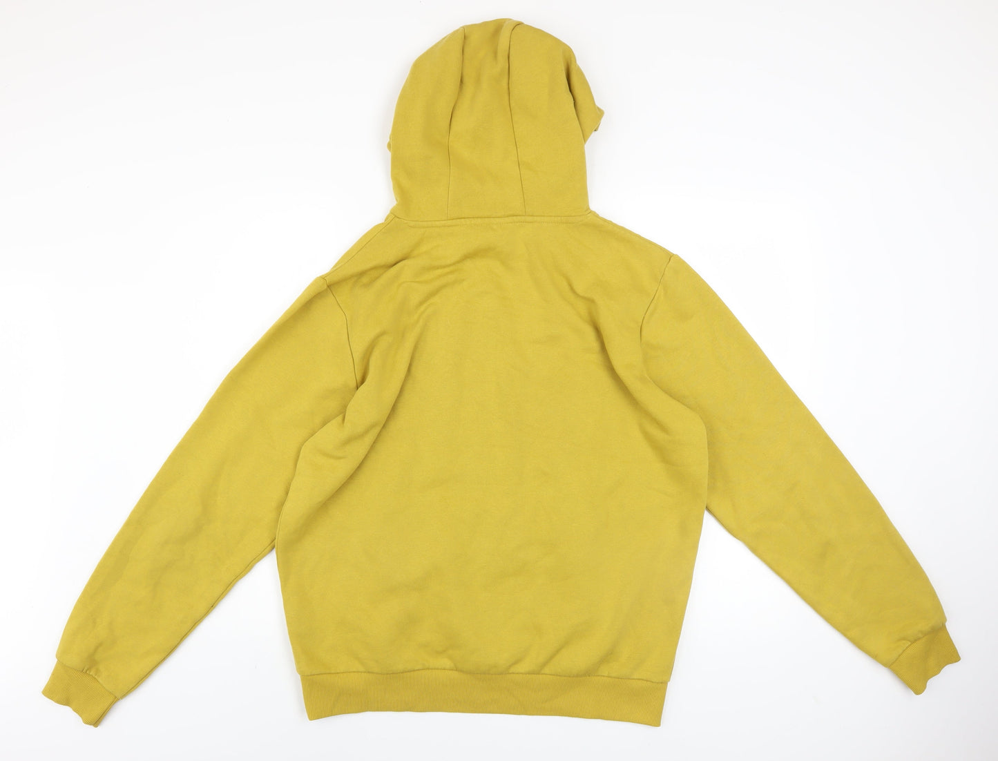 Mens UK Size L FILA Yellow Pullover Hoodie
