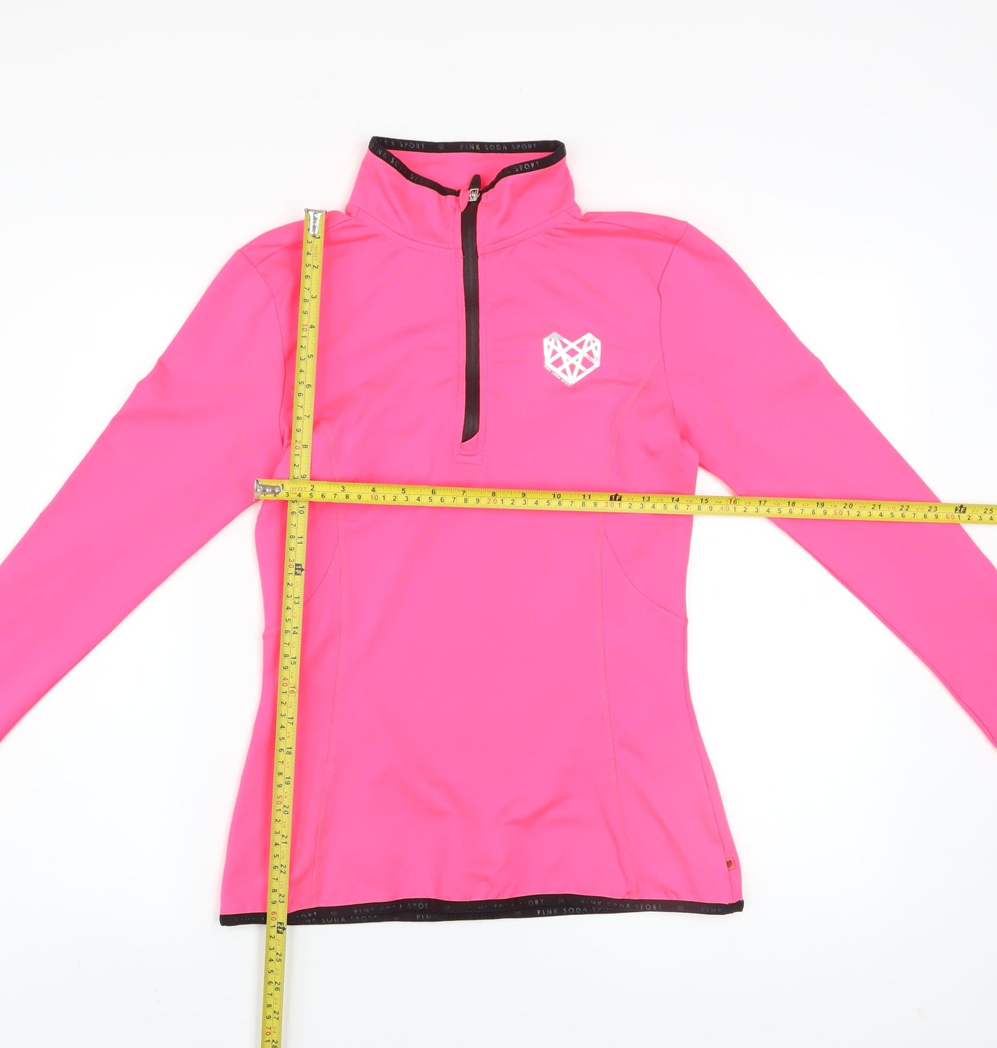 Womens UK Size 10 Pink Soda Sport Pink Pullover Sweatshirt