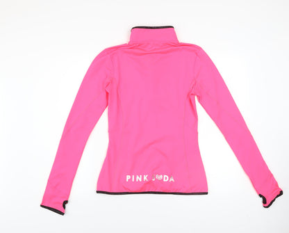 Womens UK Size 10 Pink Soda Sport Pink Pullover Sweatshirt