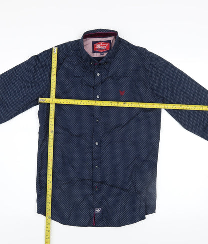 Boys UK Size 13 Years Diesel Blue Basic Button-Up