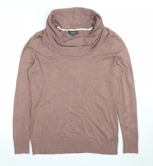 Womens UK Size M Alexon Brown Pullover Jumper