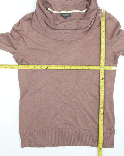 Womens UK Size M Alexon Brown Pullover Jumper