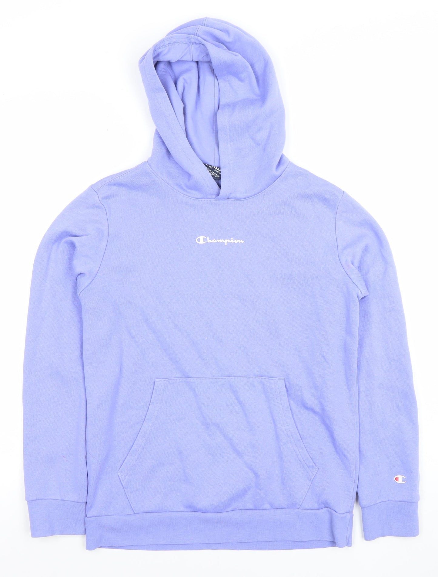 Girls UK Size XL Champion Purple Pullover Hoodie