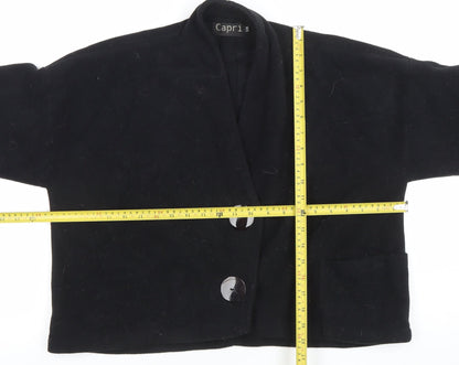 Womens UK Size S Capri Black Blazer