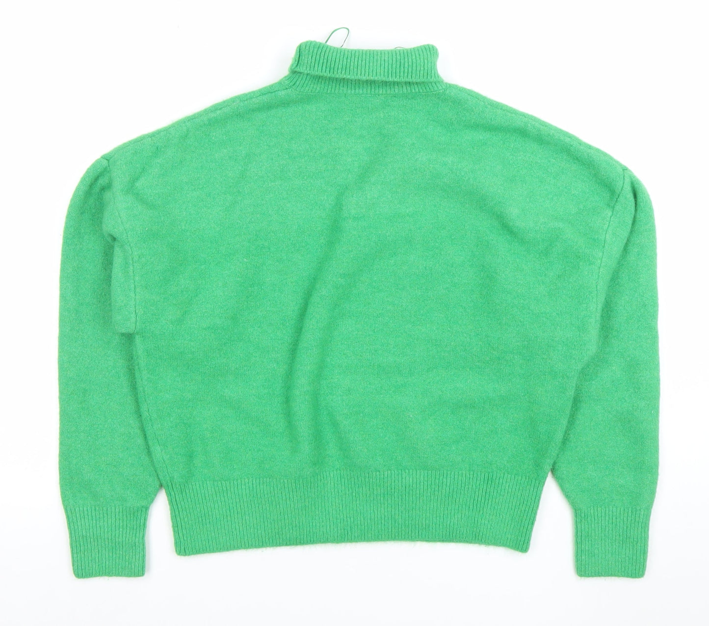 Womens UK Size 12 Zara Green Pullover Jumper