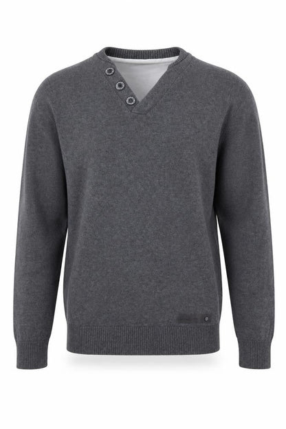 Mens UK Size S NEXT Grey Pullover Jumper