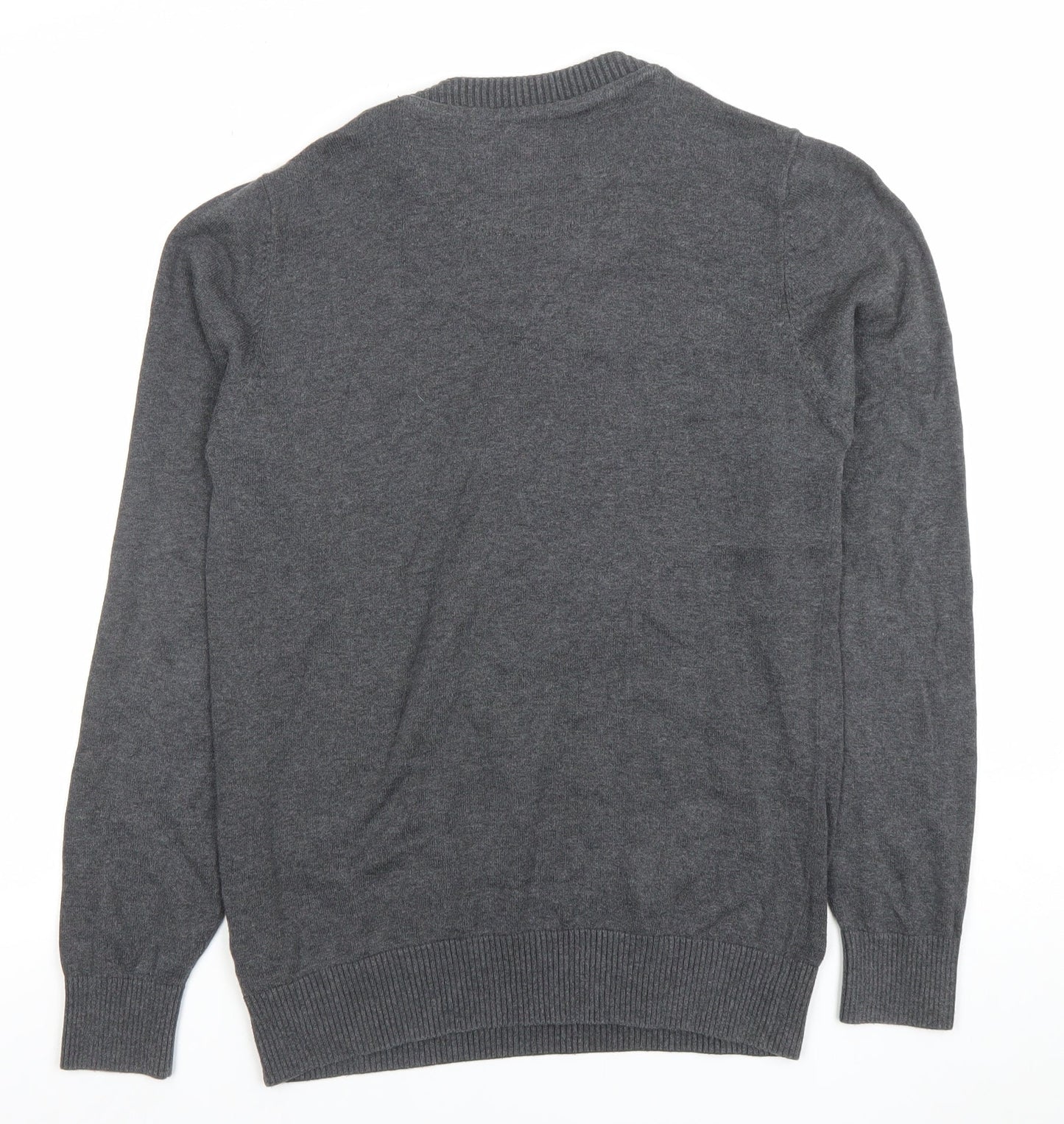 Mens UK Size S NEXT Grey Pullover Jumper