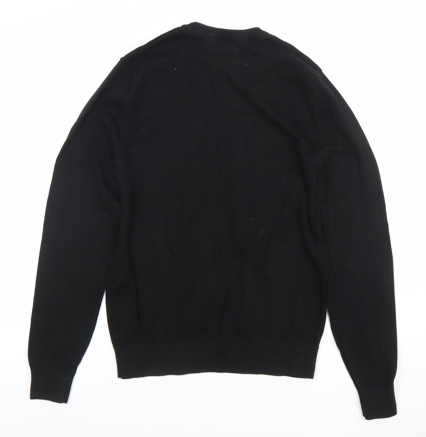 Mens UK Size S TU Black Pullover Jumper