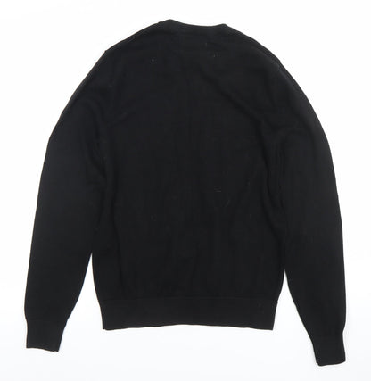 Mens UK Size S TU Black Pullover Jumper