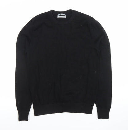 Mens UK Size S TU Black Pullover Jumper