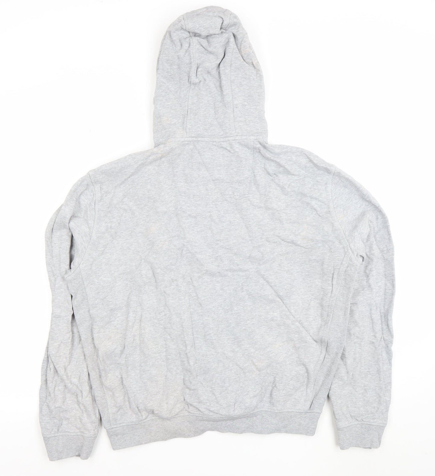 Mens UK Size L Crew Clothing Company Grey Pullover Hoodie