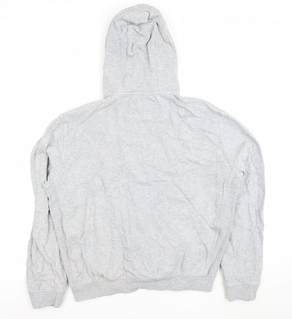 Mens UK Size L Crew Clothing Company Grey Pullover Hoodie