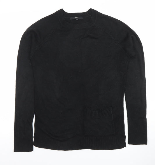 Mens UK Size XS NEXT Black Pullover Jumper