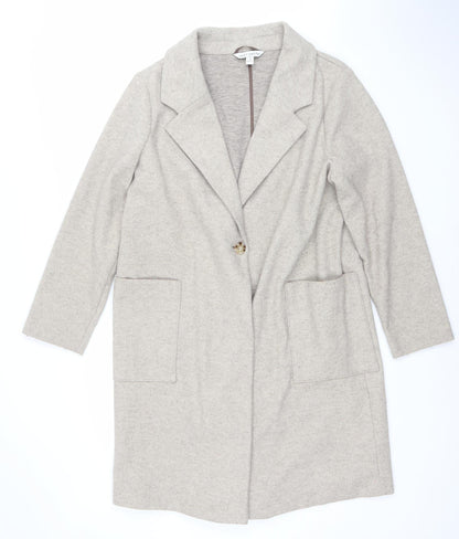Womens UK Size 14 NEXT Beige Overcoat