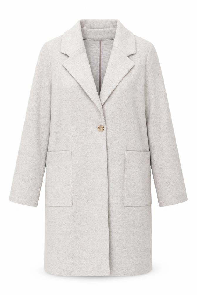 Womens UK Size 14 NEXT Beige Overcoat