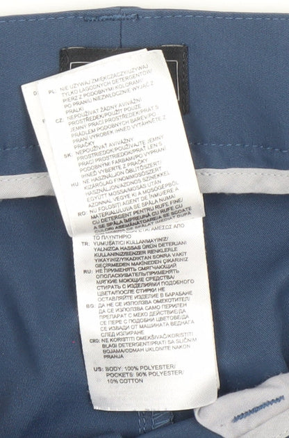 Mens UK Size 34X30 adidas Regular Fit Chino Blue Trousers